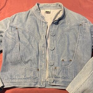 Light Blue Vintage Women's Jean Jacket